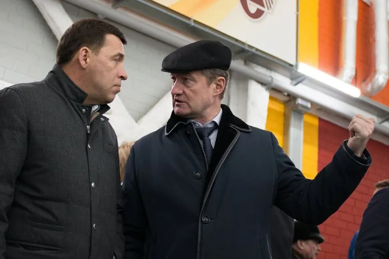 Торжественное открытие новой ледовой арены. Свердловская область, Реж, козицын андрей, куйвашев евгений