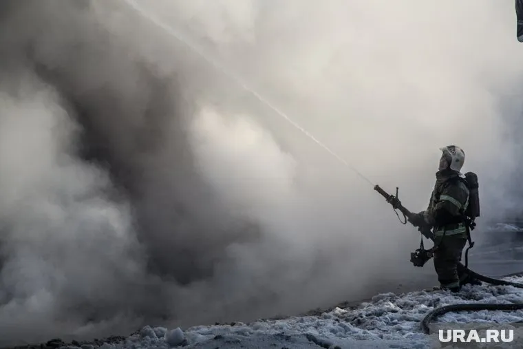 Пансионат был весь в дыму (архивный снимок)