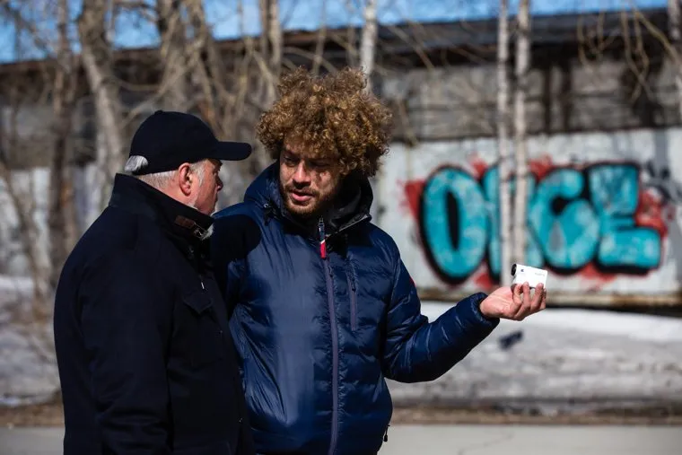 Прогулка по городу блогера Ильи Варламова и главы города Шувалова Вадима. Сургут