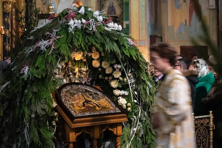 Рождество в Свято-Троицком кафедральном соборе. Екатеринбург