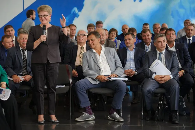 Встреча кандидата в губернаторы СО Евгения Куйвашева с доверенными лицами в Ельцин Центре. Екатеринбург, дозорец юрий, мяконьких александр, калетин андрей