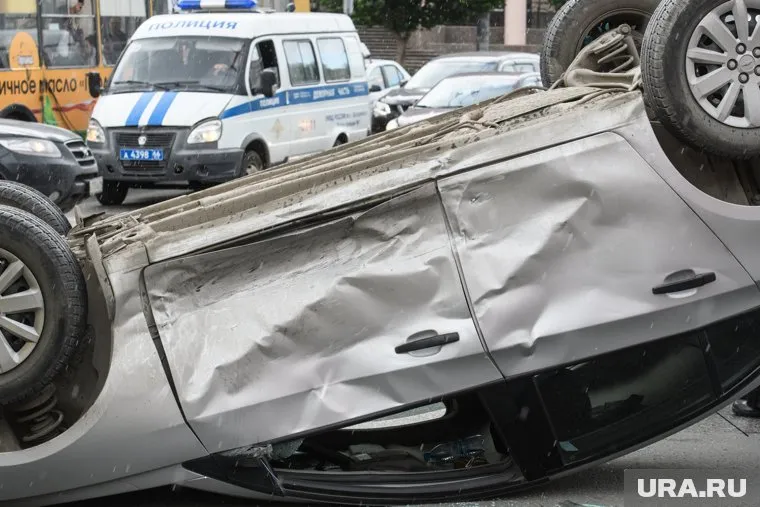 Водитель автомобиля находится в реанимации