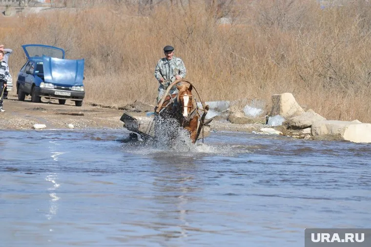 В Нагайбакском районе начался паводок (архивное фото)