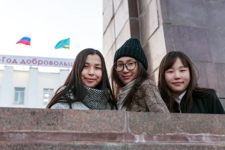 Репортаж про якутских ученых. Якутск, девушки, молодежь, азиатки, якутянки, якуты