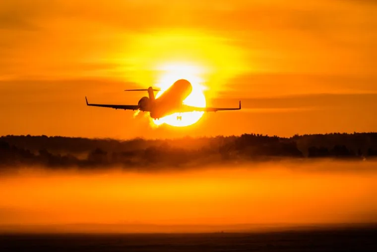 Споттинг в Кольцово. Екатеринбург, туман, взлет, рассвет, авиаперевозчики, самолет