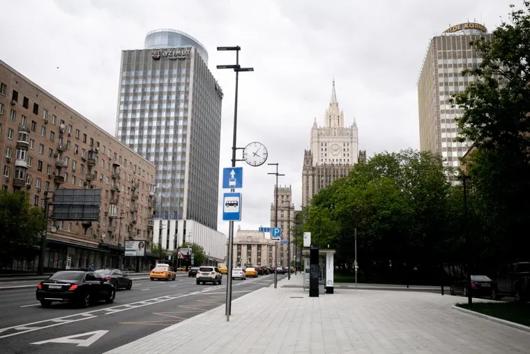 Москва во время объявленного режима самоизоляции. Москва