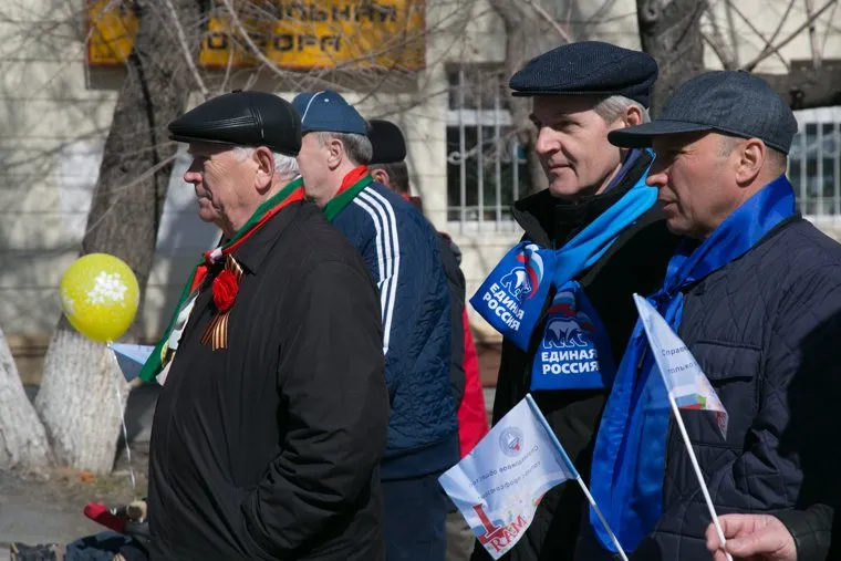 Первомайская демонстрация. Тюмень