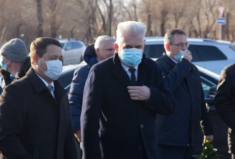 Церемония прощания с Валентином Романовым. Магнитогорск