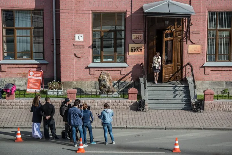 На Карла Либкнехта снимают кино. Екатеринбург