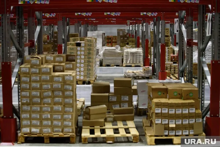 В логистическом центре оборудованы зоны для хранения разных продуктов