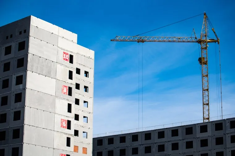 Строительная площадка деревни Универсиады-2023. Екатеринбург