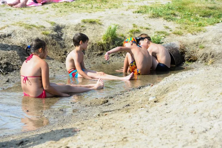 «Путинский» пляж на озере Смолино. Челябинск