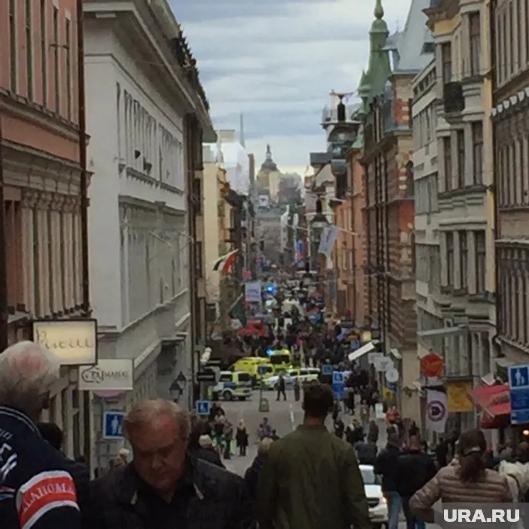 Теракт произошел в центре Стокгольма