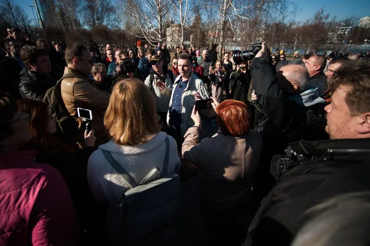 «Перекличка» в сквере на Октябрьской площади. Екатеринбург