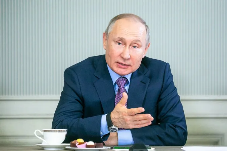 Владимир Путин на заводе "Полет". Иваново