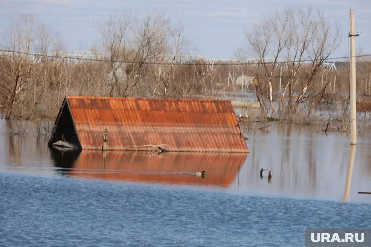Вода затопила деревню Заборка