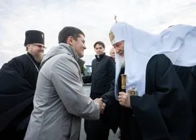 В Салехарде началось освящение Преображенского собора патриархом Кириллом