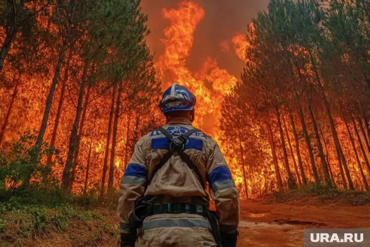 Пожар возник в одной из станиц Краснодарского края