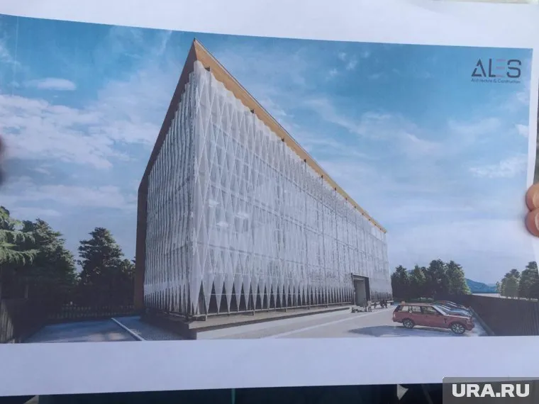Так должно выглядеть здание, которое строят в центре Ноябрьска
