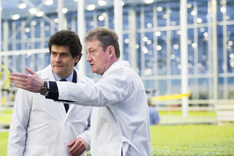 Открытие второй очереди инновационного тепличного комплекса «УГМК-Агро». Свердловская область, поселок Садовый