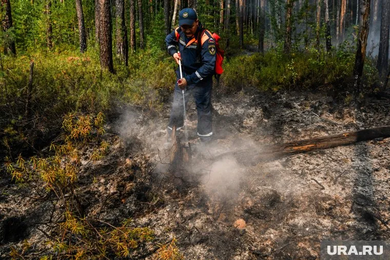 В Хмао перебрасываются парашютисты, для тушения леса ручным способом
