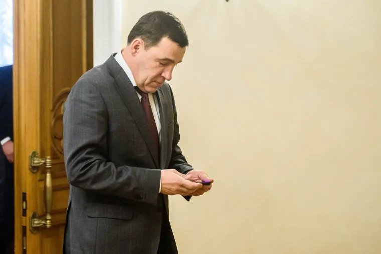 Пресс-подход с участием Евгения Куйвашева и Даурена Абаева. Екатеринбург