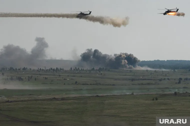 Российские военные нанесли удар по украинским вертолетам