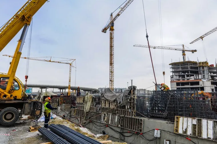 Строительство Общественно-делового центра «Конгресс-холл». Челябинск