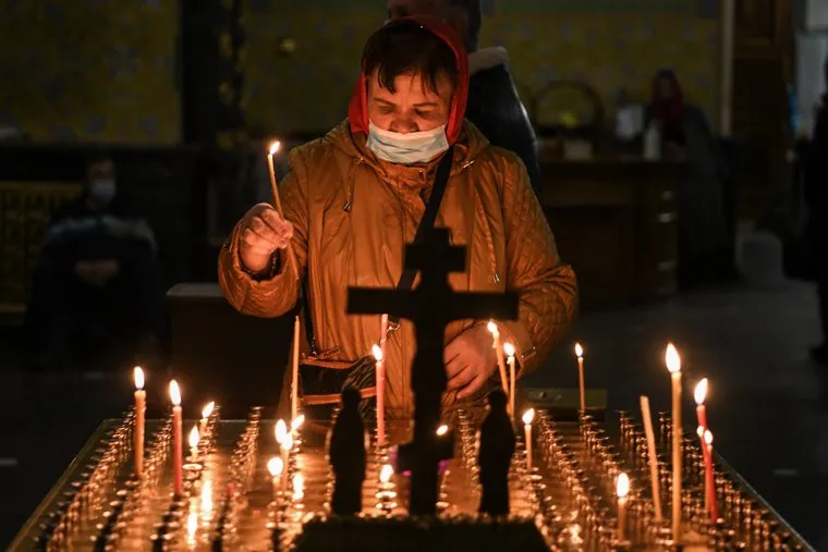 Прибытие благодатного огня в Екатеринбург. Екатеринбург