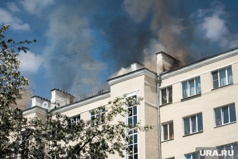 Огонь вспыхнул в доме на Союзной (архивное фото)