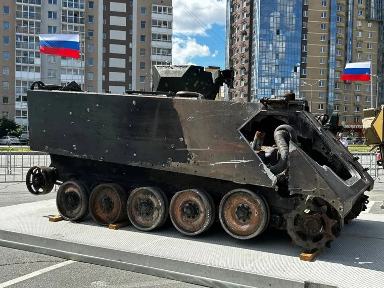 Выставка техники НАТО в Челябинске