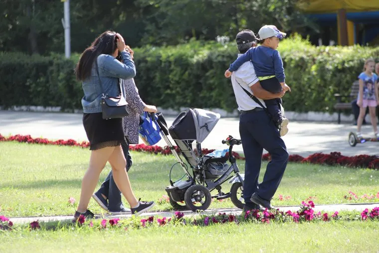 Виды города. ЦПКиО. Курган