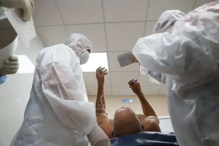 Красная зона в Госпитале для Ветеранов Войн. Екатеринбург