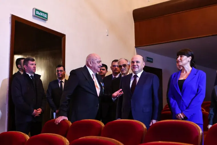 Михаил Мишустин во время своего посещения Баку. Баку