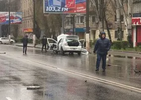 В центре Мелитополя подорвали автомобиль