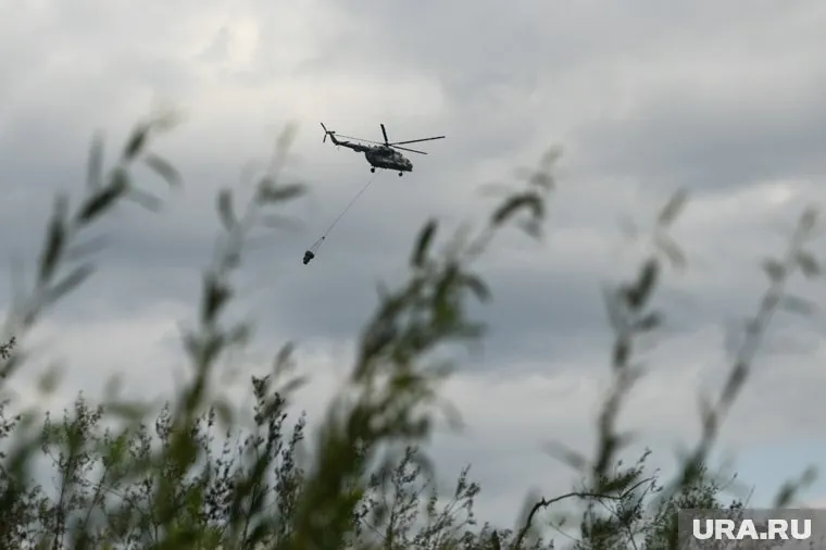 В ЯНАО на тушении пожаров задействован самолет Бе-200 и три вертолета Ми-8