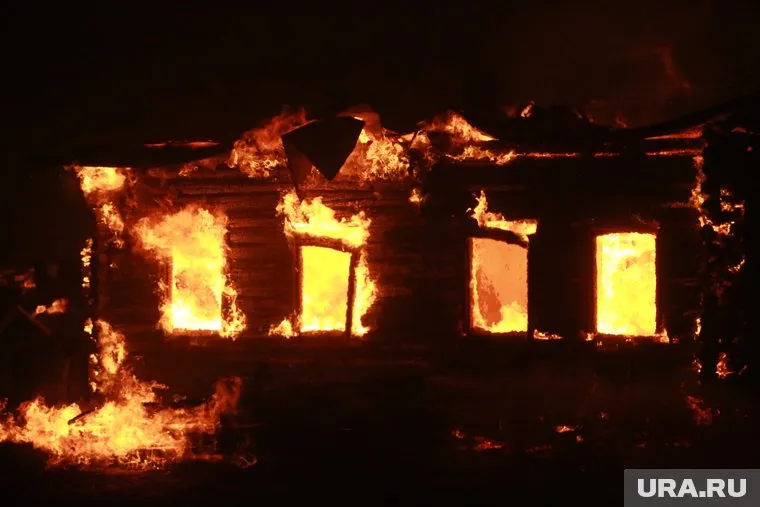 Пожар произошел в деревне Суклем Упоровского района Тюменской области