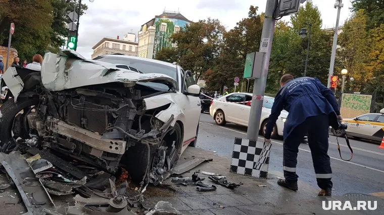 ДТП произошло в центре Москвы на Остоженке