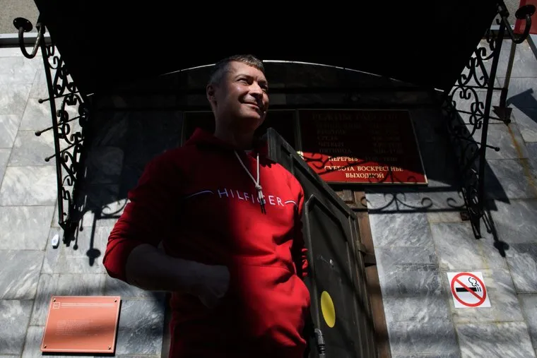 Евгений Ройзман на заседании в Октябрьском районном суде, где рассматривается административные дела о его участии в несанкционированной акции. Екатеринбург