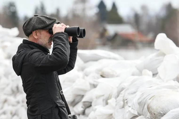 Район затопления возле пляжа Бабьи пески. Курган