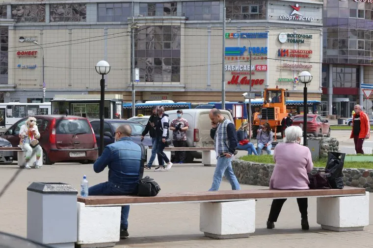 Спальные районы Москвы во время периода самоизоляции. Москва