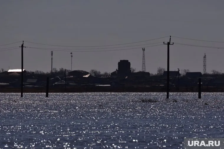 В курганских реках заметили очередной подъем воды