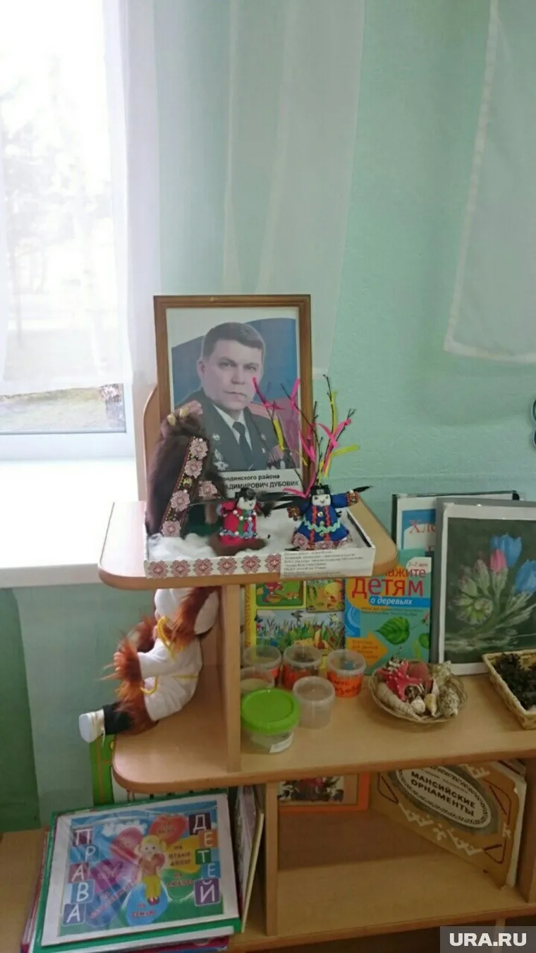 Фото Дубовика установили в садике