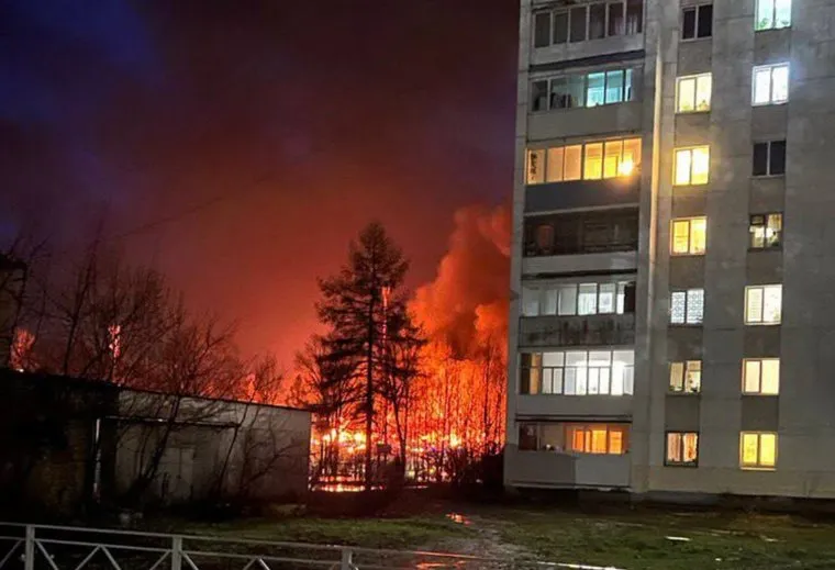 Пожар, Аша, Челябинская область