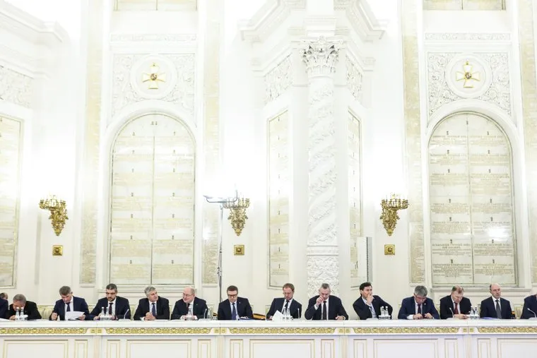 Заседание Госсовета по молодежной политике в Кремле. Москва