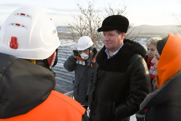 Михаил Санников на горе Качканар. Необр