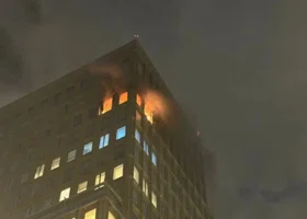 В элитном московском ЖК вспыхнул пожар