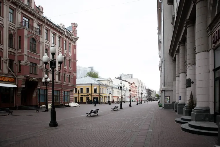 Москва во время объявленного режима самоизоляции. Москва