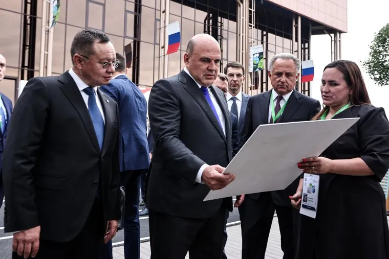 Михаил Мишустин на форуме малых городов. Тамбов