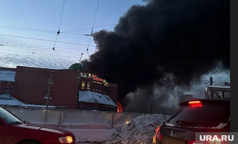 При пожаре в воздух зафиксированы незначительные выбросы азота